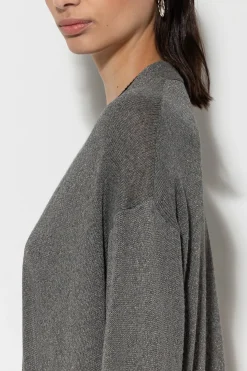 Online LUISA CERANO Longcardigan Aus Feinstrick taupe