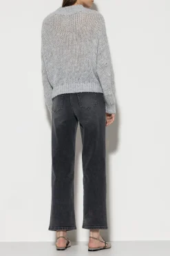 Outlet LUISA CERANO Looseleg-Black-Denim denim grey