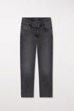Outlet LUISA CERANO Looseleg-Black-Denim denim grey