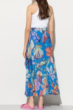 Discount LUISA CERANO Maxirock Mit Caribbean-Print