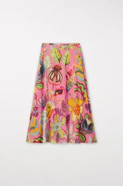 Discount LUISA CERANO Maxirock Mit Caribbean-Print