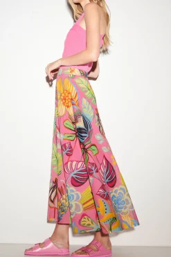 Discount LUISA CERANO Maxirock Mit Caribbean-Print