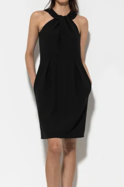 New LUISA CERANO Minikleid Mit Knotendetail black