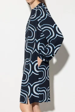 Discount LUISA CERANO Minikleid Mit Wave-Print multi
