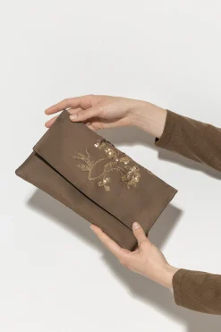 Outlet LUISA CERANO Pailletten-Clutch