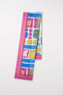 Outlet LUISA CERANO Pareo Aus Seiden-Mix multi