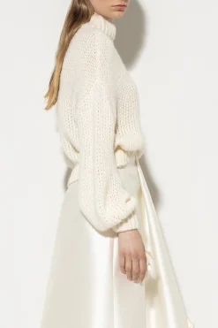 Sale LUISA CERANO Pullover Aus Alpaka-Mix ivory
