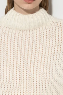Sale LUISA CERANO Pullover Aus Alpaka-Mix ivory