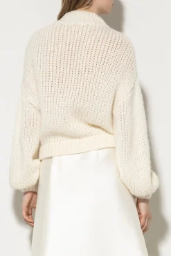 Sale LUISA CERANO Pullover Aus Alpaka-Mix ivory