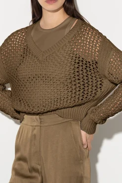 Outlet LUISA CERANO Pullover Aus Leinen-Mix