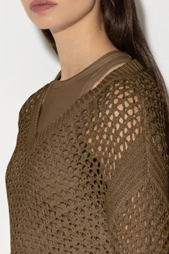 Outlet LUISA CERANO Pullover Aus Leinen-Mix