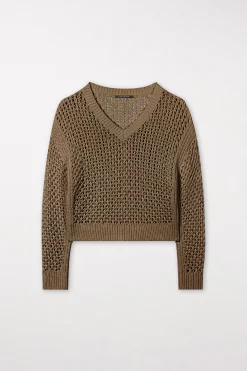 Outlet LUISA CERANO Pullover Aus Leinen-Mix