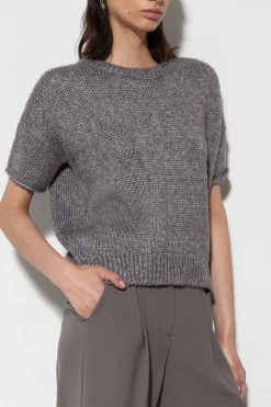 Best LUISA CERANO Pullover Aus Woll-Mix taupe
