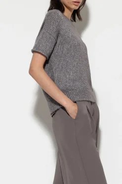 Best LUISA CERANO Pullover Aus Woll-Mix taupe