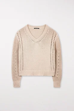 Clearance LUISA CERANO Pullover Mit Ajour-Details