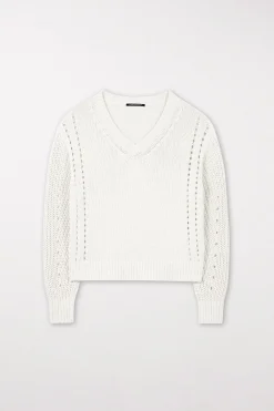 Clearance LUISA CERANO Pullover Mit Ajour-Details