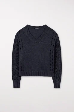 Clearance LUISA CERANO Pullover Mit Ajour-Details