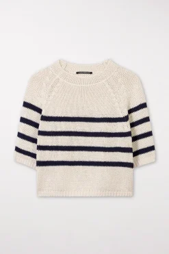 LUISA CERANO Pullover Mit Blockstreifen