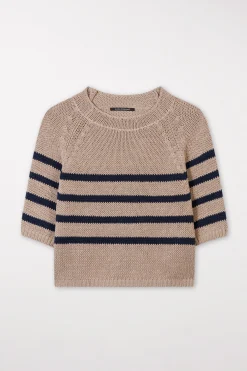LUISA CERANO Pullover Mit Blockstreifen