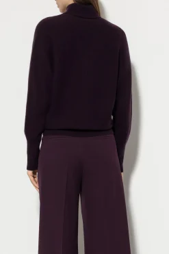 Hot LUISA CERANO Pullover Mit Cutout-Detail burgundy