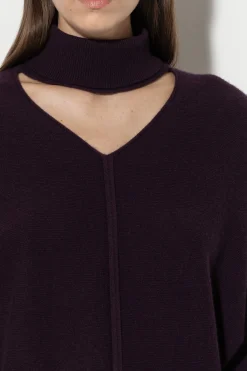 Hot LUISA CERANO Pullover Mit Cutout-Detail burgundy