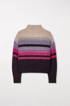 Discount LUISA CERANO Pullover Mit Fancy-Stripe multi