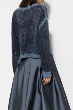Outlet LUISA CERANO Pullover Mit Spray-Effekt smoky blue / greyish blue