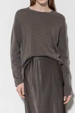 Online LUISA CERANO Pullover Mit Strasssteinen