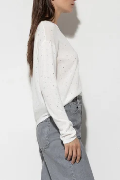 Online LUISA CERANO Pullover Mit Strasssteinen