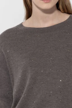 Online LUISA CERANO Pullover Mit Strasssteinen
