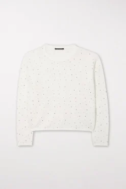 Online LUISA CERANO Pullover Mit Strasssteinen