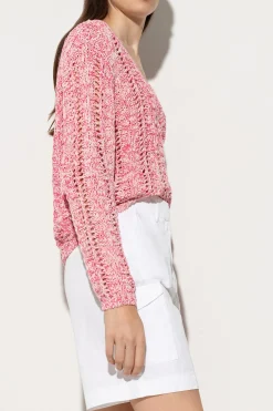 Online LUISA CERANO Pullover Mit V-Neck candy pink