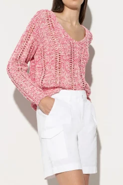 Online LUISA CERANO Pullover Mit V-Neck candy pink
