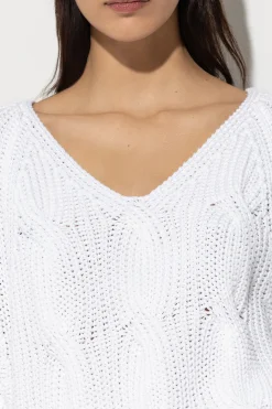 Online LUISA CERANO Pullover Mit Zopfmuster
