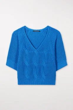 Online LUISA CERANO Pullover Mit Zopfmuster