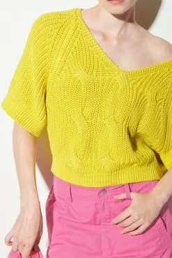 Online LUISA CERANO Pullover Mit Zopfmuster