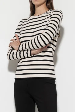 New LUISA CERANO Ringel-Langarm-Shirt multi