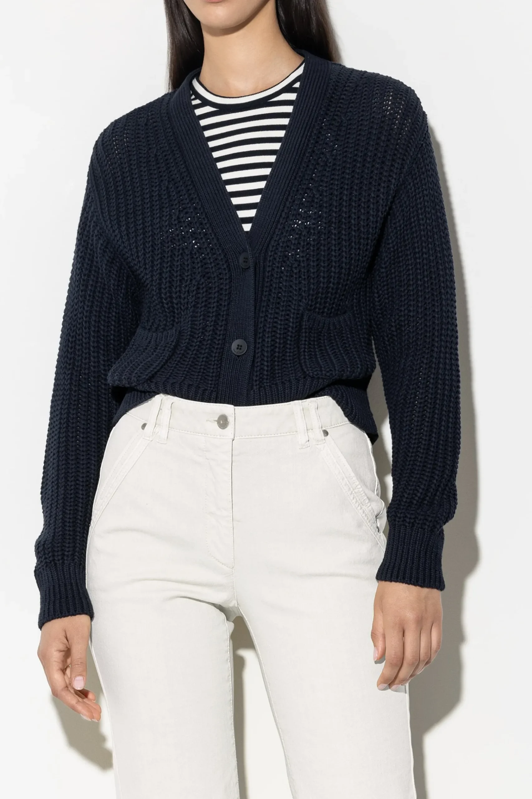 Clearance LUISA CERANO Rippstrick-Cardigan