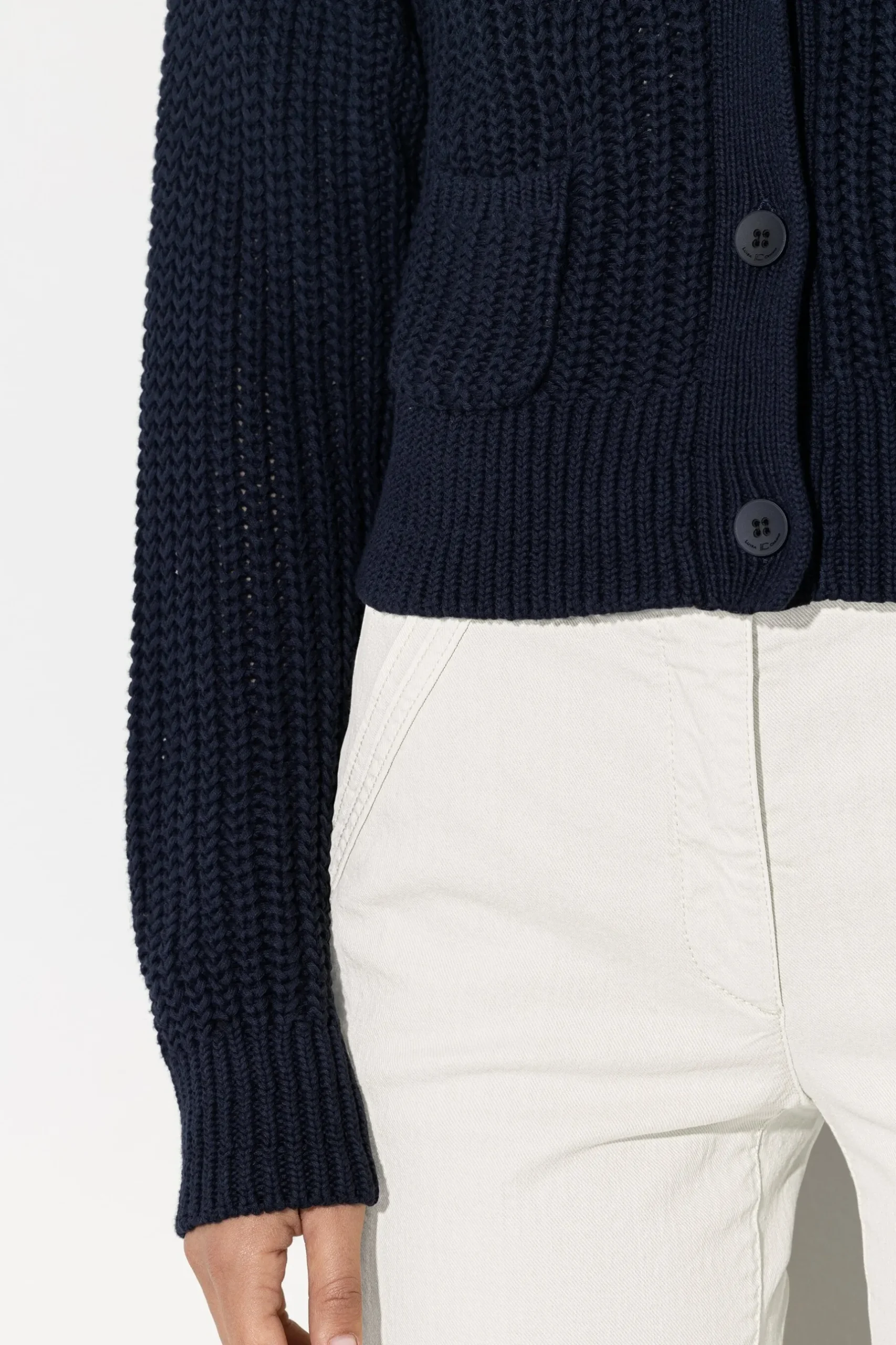 Clearance LUISA CERANO Rippstrick-Cardigan
