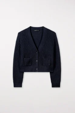 Clearance LUISA CERANO Rippstrick-Cardigan