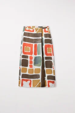 Discount LUISA CERANO Rock Mit Ethnic-Print multi
