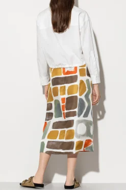Discount LUISA CERANO Rock Mit Ethnic-Print multi