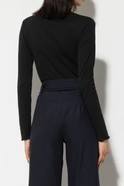 LUISA CERANO Rollkragenshirt black