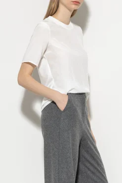 New LUISA CERANO Rundhalsshirt Mit Rippdetail