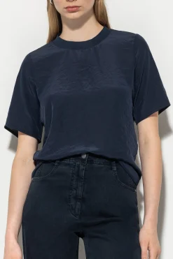 New LUISA CERANO Rundhalsshirt Mit Rippdetail