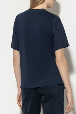 New LUISA CERANO Rundhalsshirt Mit Rippdetail