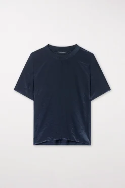 New LUISA CERANO Rundhalsshirt Mit Rippdetail