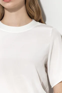 New LUISA CERANO Rundhalsshirt Mit Rippdetail