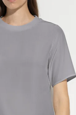 New LUISA CERANO Rundhalsshirt Mit Rippdetail