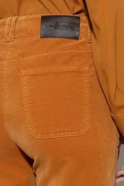 Sale LUISA CERANO Samt-Flared-Pants